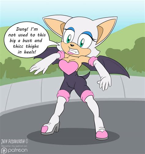 rouge the bat thicc|Rouge The Bat .